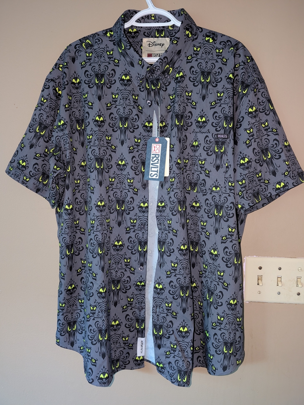 RSVLTS Haunted Mansion "Wall Creeps" Short-Sleeve KUNU Shirt